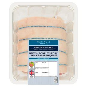 buy pork loint joint|Waitrose British Boneless Pork Loin Crackling Joint.